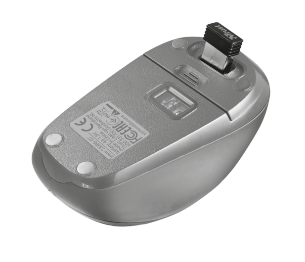 Trust YVI WIRELESS MOUSE WHITE - 703454 - zdjęcie 2